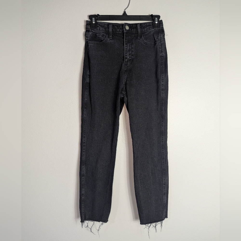 0S Hollister Black Ultra High-Rise Mom Jeans